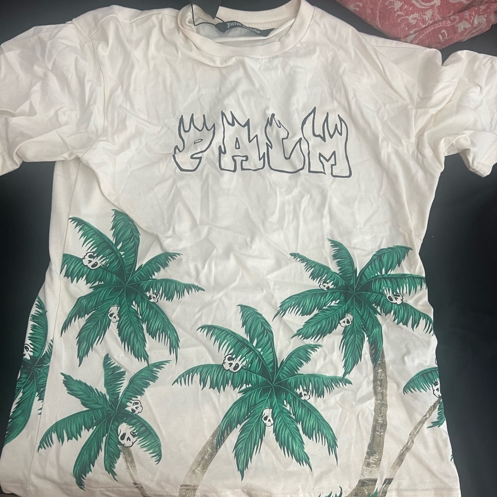 Palm Angels Palms&Skull Vintage T-Shirt.       New with tags